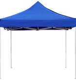 VidaXL Partytent professioneel inklapbaar 4,5x3 m aluminium blauw