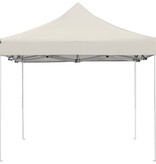 VidaXL Partytent professioneel inklapbaar 4,5x3 m aluminium crème