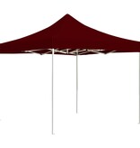 VidaXL Partytent professioneel inklapbaar 3x3 m aluminium wijnrood