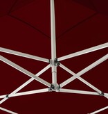 VidaXL Partytent professioneel inklapbaar 3x3 m aluminium wijnrood