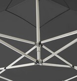 VidaXL Partytent professioneel inklapbaar 3x3 m aluminium antraciet