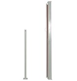 VidaXL Zijluifel uittrekbaar 160x500 cm bruin