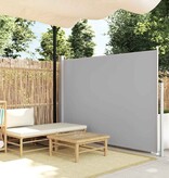 VidaXL Windscherm uittrekbaar 160x500 cm grijs