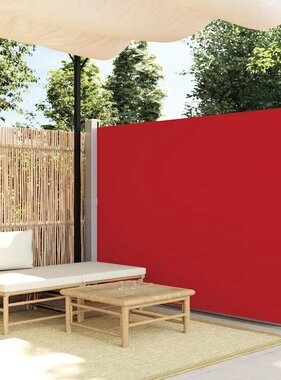 VidaXL Windscherm uittrekbaar 160x500 cm rood