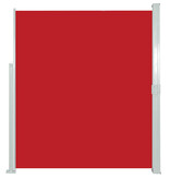 VidaXL Windscherm uittrekbaar 160x500 cm rood