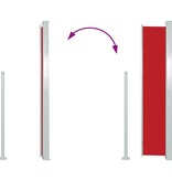 VidaXL Windscherm uittrekbaar 160x500 cm rood