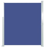 VidaXL Windscherm uittrekbaar 160x500 cm blauw