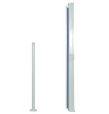 VidaXL Windscherm uittrekbaar 160x500 cm blauw