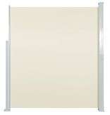 VidaXL Windscherm uittrekbaar 160x500 cm crème