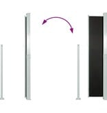 VidaXL Windscherm uittrekbaar 160x500 cm blauw