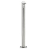 VidaXL Tuinwaterkolom rond 95 cm roestvrij staal