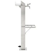 VidaXL Tuinwaterkolom vierkant 95 cm roestvrij staal