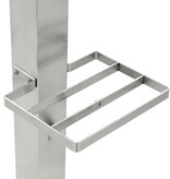 VidaXL Tuinwaterkolom vierkant 95 cm roestvrij staal