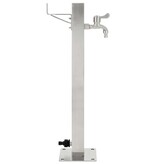 VidaXL Tuinwaterkolom vierkant 65 cm roestvrij staal