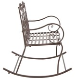 VidaXL Tuinbank 104 cm ijzer antiekbruin