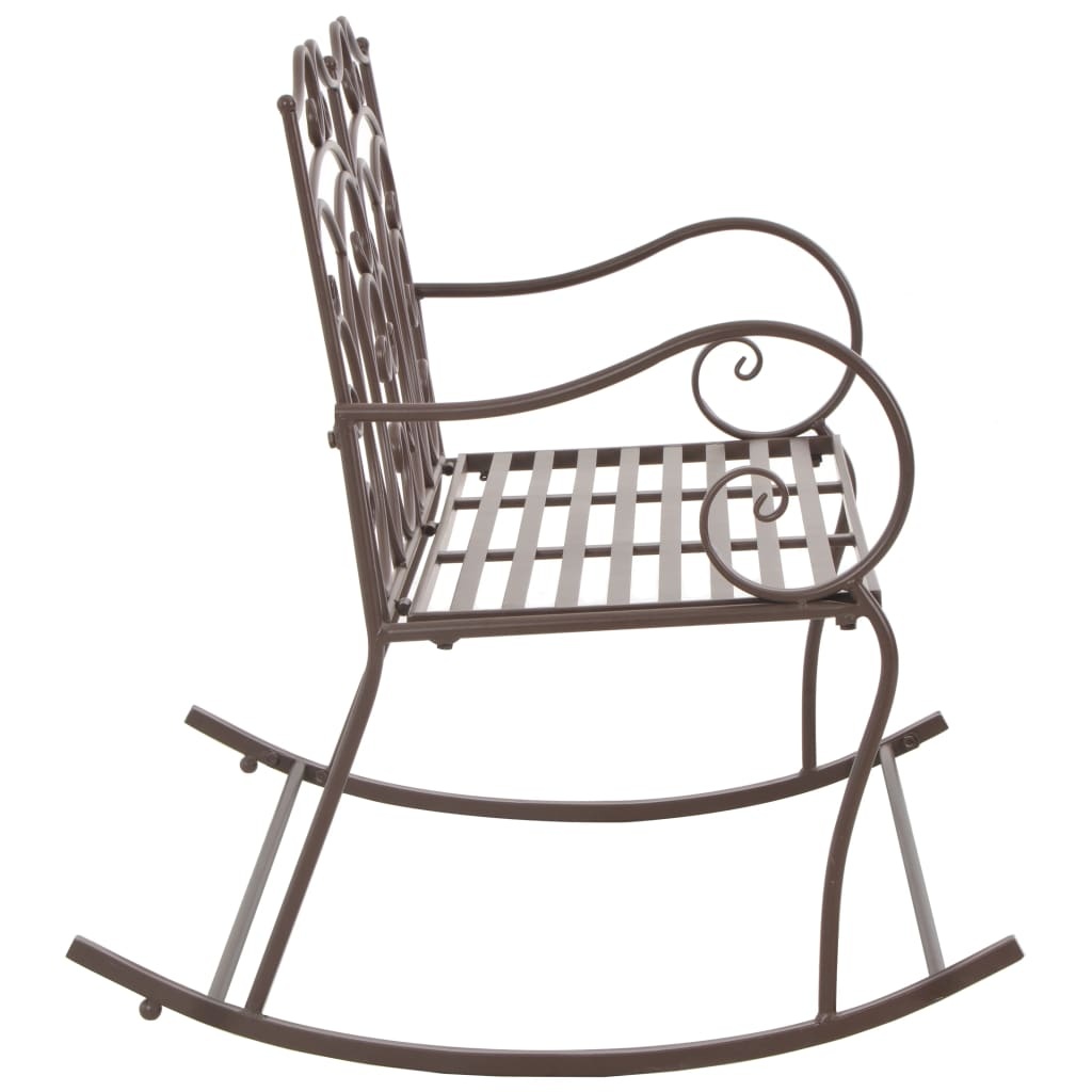 VidaXL Tuinbank 104 cm ijzer antiekbruin