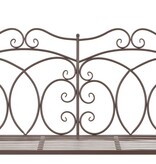 VidaXL Tuinbank 104 cm ijzer antiekbruin