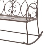 VidaXL Tuinbank 104 cm ijzer antiekbruin