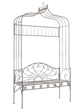 VidaXL Tuinbank 122 cm ijzer antiekbruin