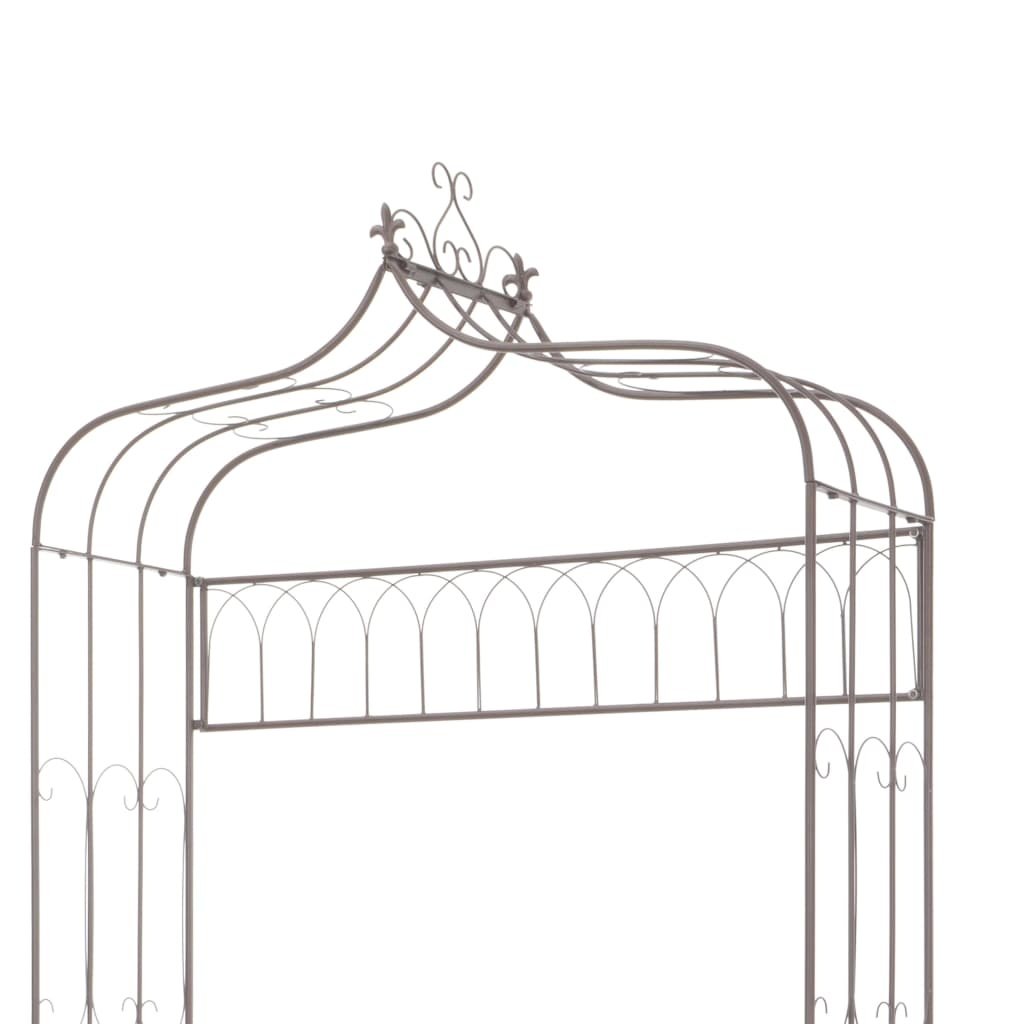 VidaXL Tuinbank 122 cm ijzer antiekbruin