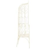 VidaXL Tuinbank 95 cm ijzer antiekwit