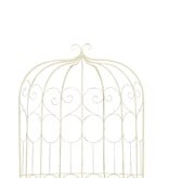 VidaXL Tuinbank 95 cm ijzer antiekwit