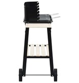 VidaXL Houtskoolbarbecue staand met wieltjes