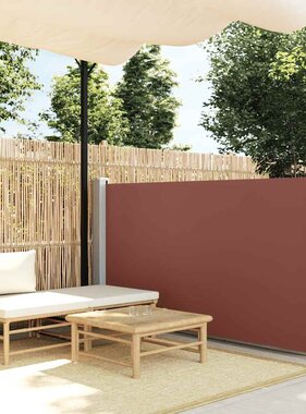 VidaXL Windscherm uittrekbaar 120x300 cm bruin