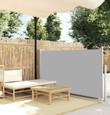VidaXL Windscherm uittrekbaar 120x300 cm grijs