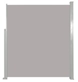 VidaXL Windscherm uittrekbaar 120x300 cm grijs