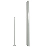 VidaXL Windscherm uittrekbaar 120x300 cm grijs