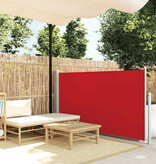 VidaXL Windscherm uittrekbaar 120x300 cm rood