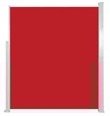 VidaXL Windscherm uittrekbaar 120x300 cm rood