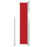 VidaXL Windscherm uittrekbaar 120x300 cm rood