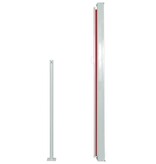 VidaXL Windscherm uittrekbaar 120x300 cm rood
