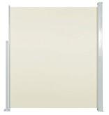 VidaXL Windscherm uittrekbaar 120x300 cm crème