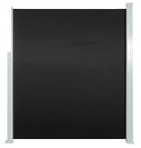 VidaXL Windscherm uittrekbaar 120x300 cm zwart