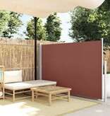 VidaXL Windscherm uittrekbaar 140x300 cm bruin