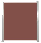VidaXL Windscherm uittrekbaar 140x300 cm bruin