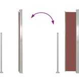 VidaXL Windscherm uittrekbaar 140x300 cm bruin