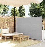 VidaXL Windscherm uittrekbaar 140x300 cm grijs