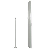 VidaXL Windscherm uittrekbaar 140x300 cm grijs