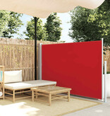 VidaXL Windscherm uittrekbaar 140x300 cm rood