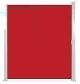 VidaXL Windscherm uittrekbaar 140x300 cm rood