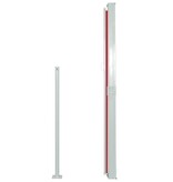 VidaXL Windscherm uittrekbaar 140x300 cm rood