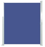 VidaXL Windscherm uittrekbaar 140x300 cm blauw