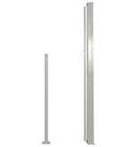 VidaXL Windscherm uittrekbaar 140x300 cm crèmekleurig