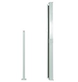 VidaXL Windscherm uittrekbaar 140x300 cm zwart