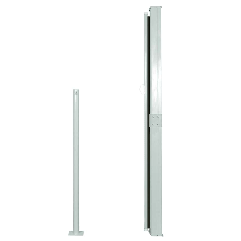 VidaXL Windscherm uittrekbaar 140x300 cm zwart