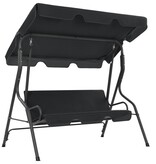 VidaXL Schommelbank 170x110x153 cm antraciet